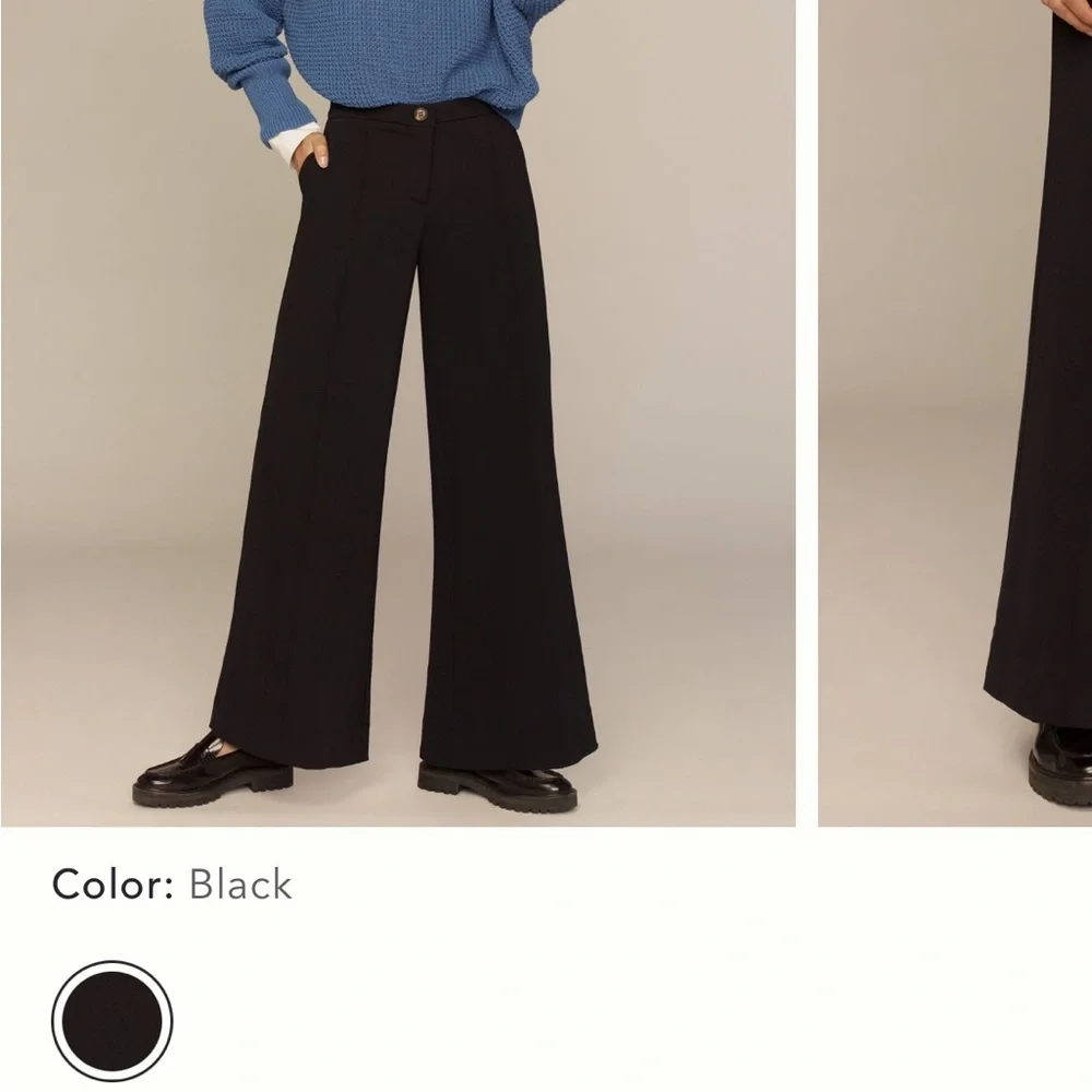Reformation Black teddy pants - Picture 5 of 7
